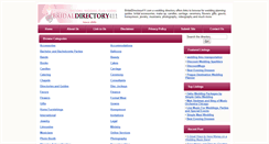 Desktop Screenshot of bridaldirectory411.com